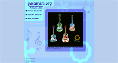 Desktop Screenshot of guitarart.org
