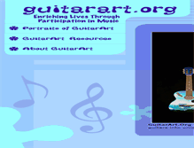 Tablet Screenshot of guitarart.org
